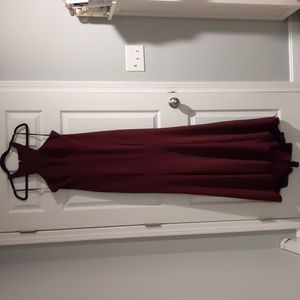 Burgundy Gown